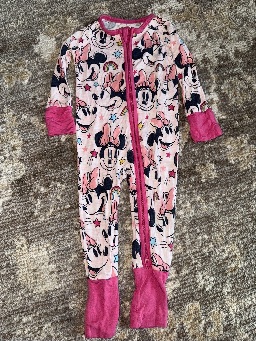 Little sleepies X Disney Minnie Mouse zippy